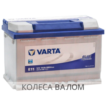 VARTA Blue Dynamic 574 012 068 12В 6ст 74 а/ч оп
